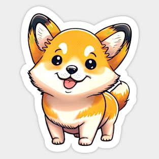 Cute Corgi Sticker